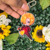 Black Foot Keychain