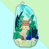 Fluffy Chinchilla Keychain